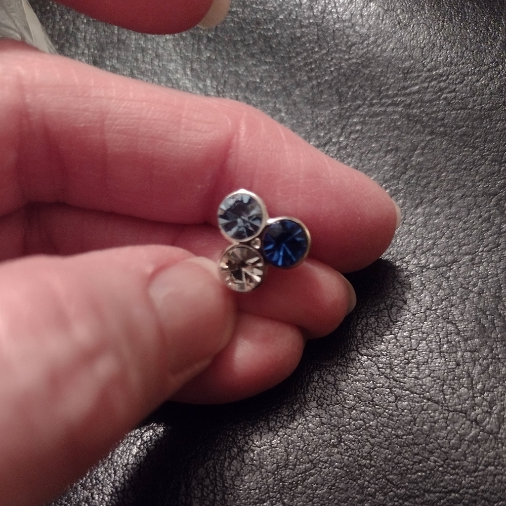 12 mm blue trio snap Magnolia and Vine